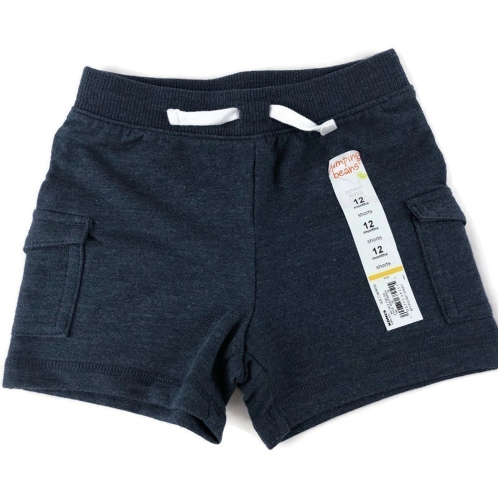 Jumping Beans Boys Shorts, Navy 12 Months